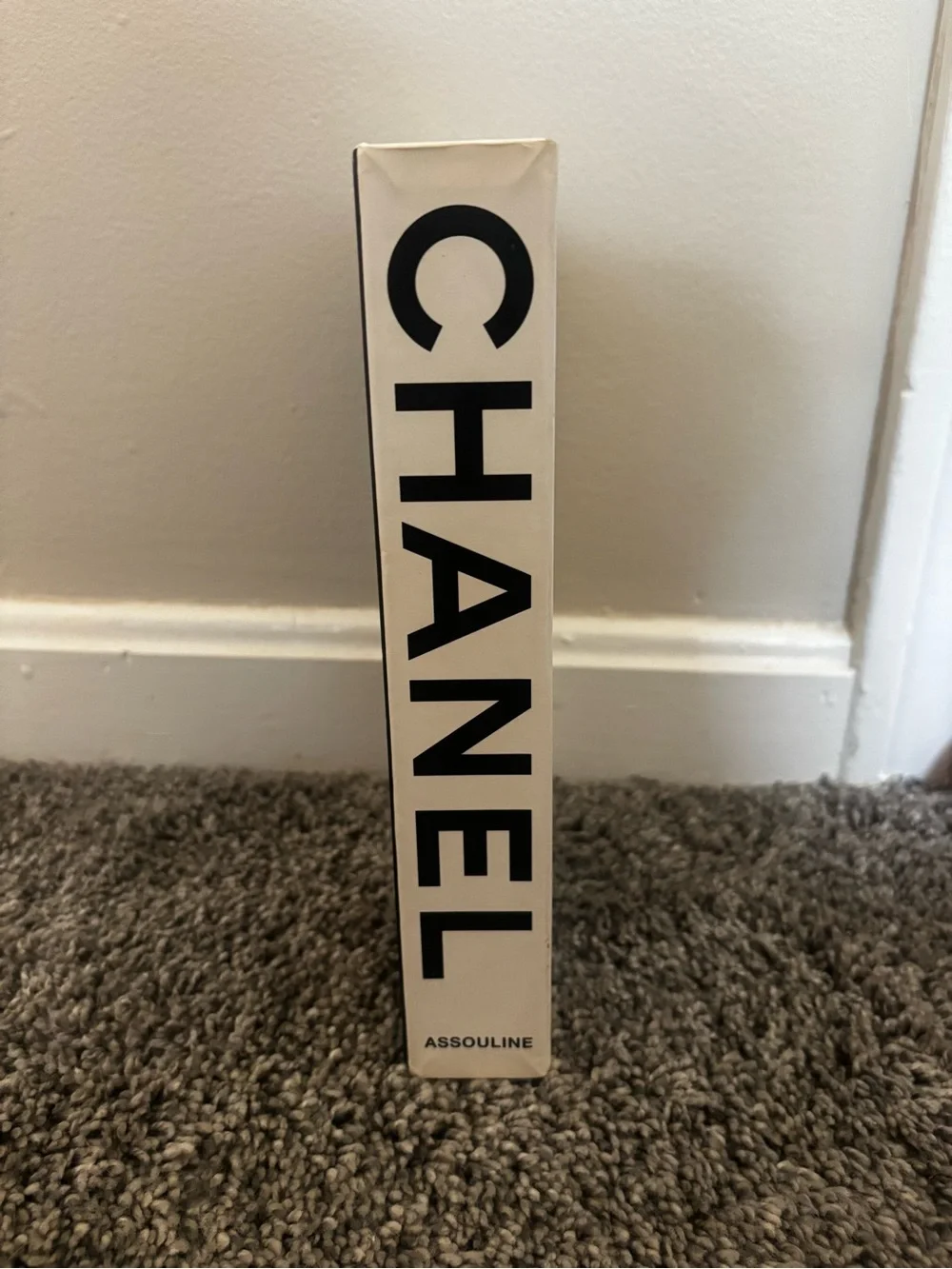 CHANEL White & Gold Star Motif Decorative Coffee Table Book